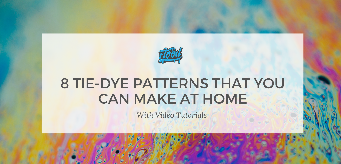 15 Cool Tie Dye Patterns And How to Make Them - Making A Space